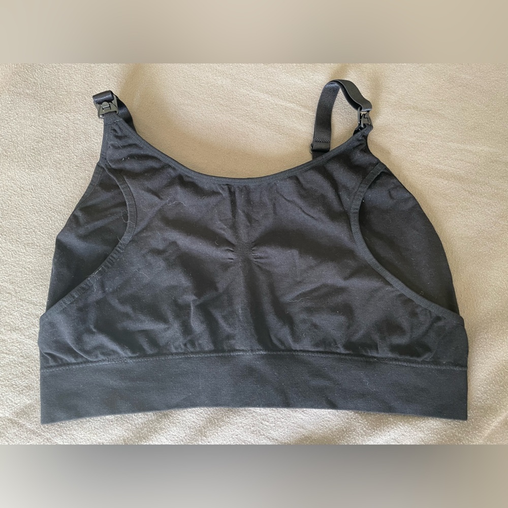Nursing Bra Black Wireless